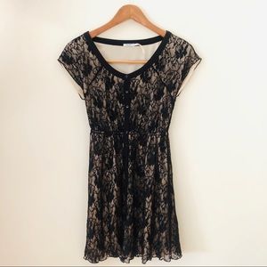 Urban Outfitter Kimchi Blue Black Lace Dress XS